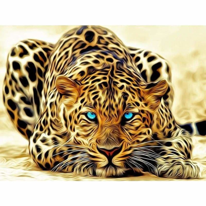 New Hot Sale Animal Portrait Leopard Full Drill - 5D Diy 