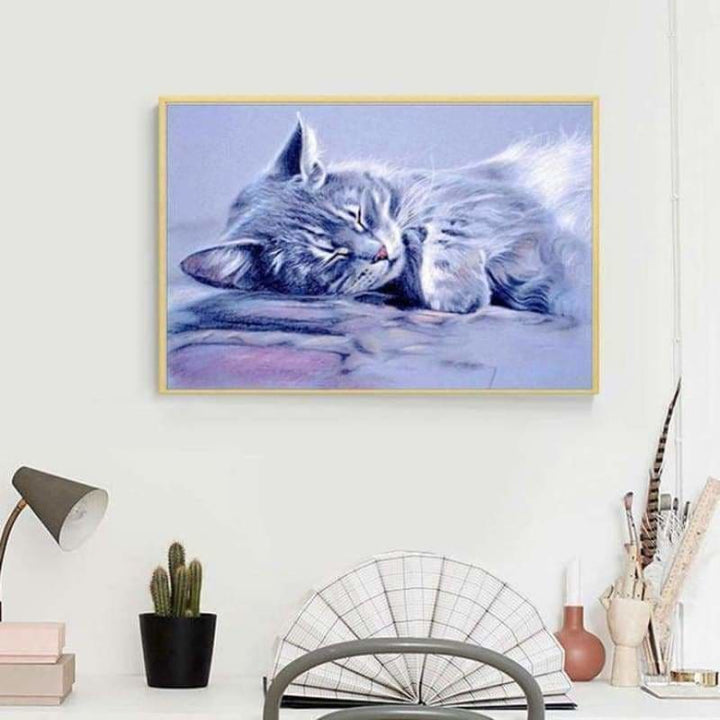 New Hot Sale Cat Full Drill - 5D Diy Full Diamond Painting 