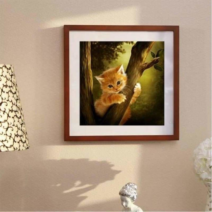 New Hot Sale Cute Cat Picture Full Drill - 5D Diy Diamond 