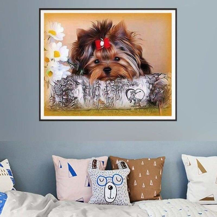 New Hot Sale Cute Dog Picture Full Drill - 5D Diamond 