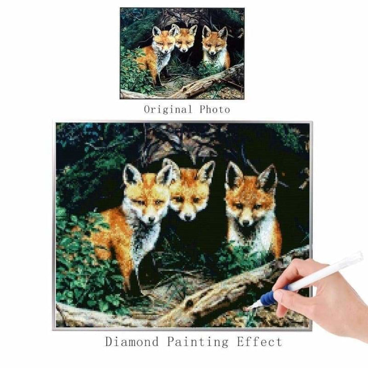 New Hot Sale Mosaic Decor Animal Fox Full Drill - 5D DIY 