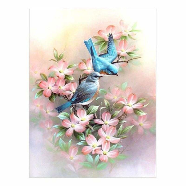 Full Drill - 5D DIY Diamond Painting Kits Artistic Bird Couple in Love - NEEDLEWORK KITS