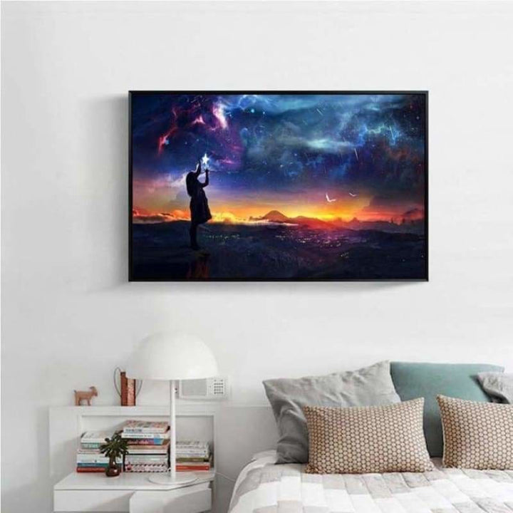 Night Sky Landscape Full Drill - 5D Diy Diamond Painting 