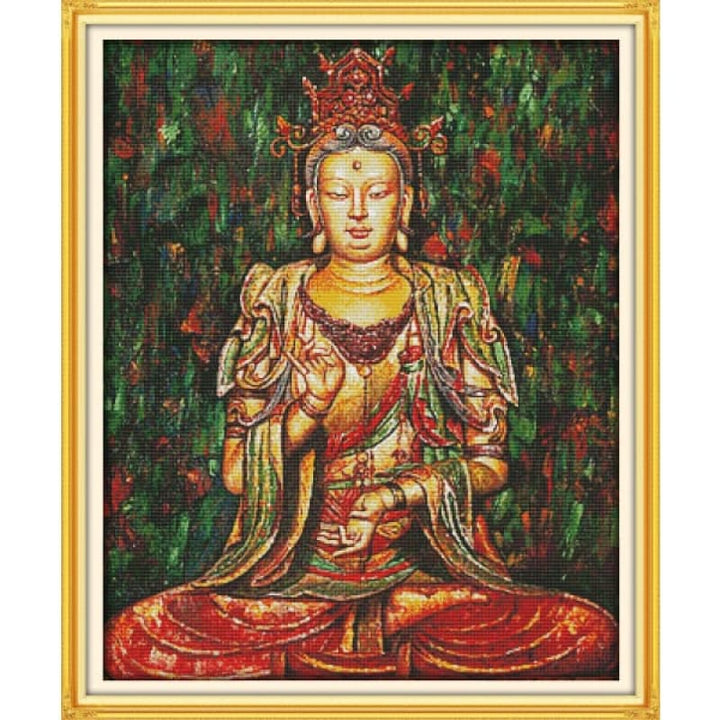 Oil painting guanyin