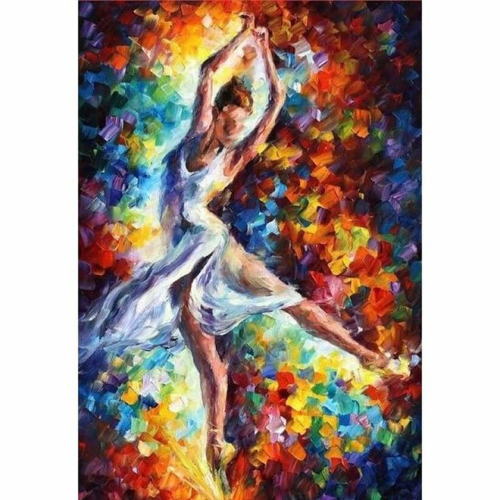Full Drill - 5D Diamond Painting Kits Colored Drawing Dancer in Wave - NEEDLEWORK KITS