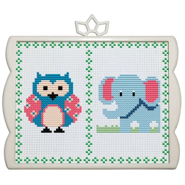 Owl and elephant - 11CT / 17×14