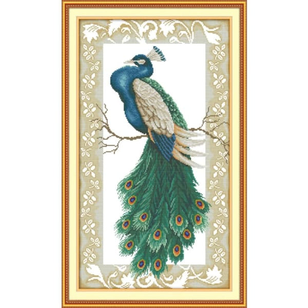 Peacock on the branch