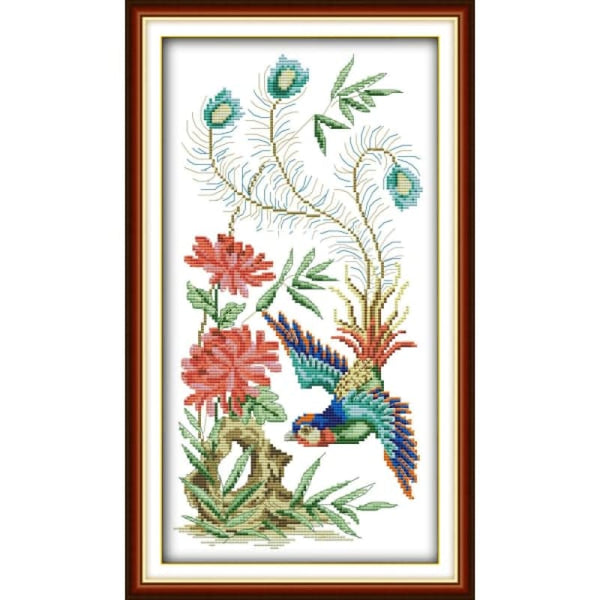 Phoenix & flower