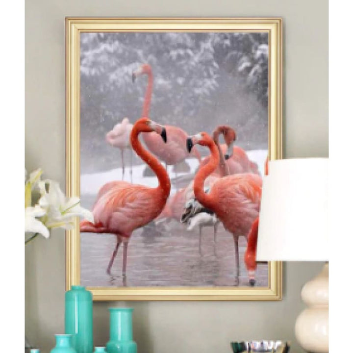 Pink Flamingo's - NEEDLEWORK KITS