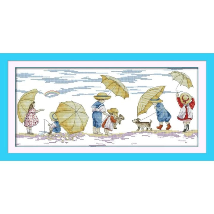 Playing on the beach (1)