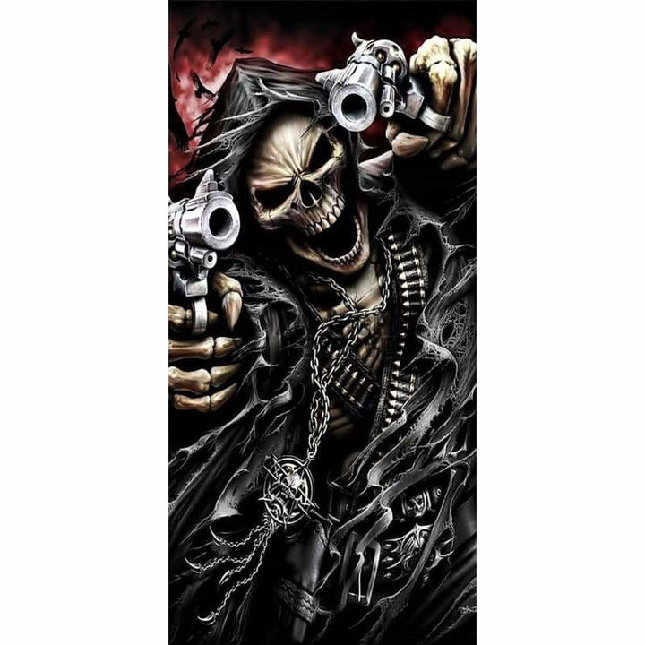 Reaper With Guns- Full Drill Diamond Painting - NEEDLEWORK KITS