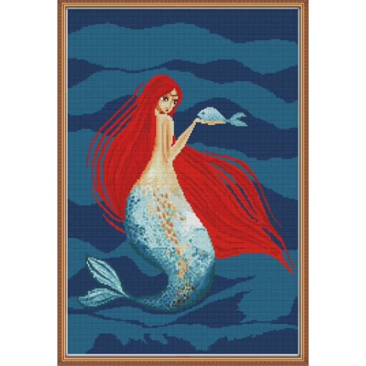 Red-haired mermaid