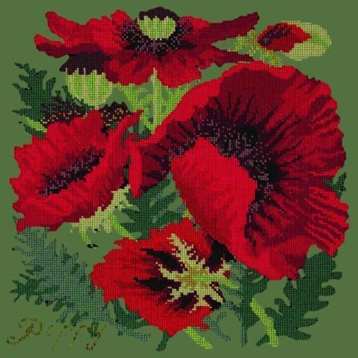 Red Poppy - NEEDLEWORK KITS