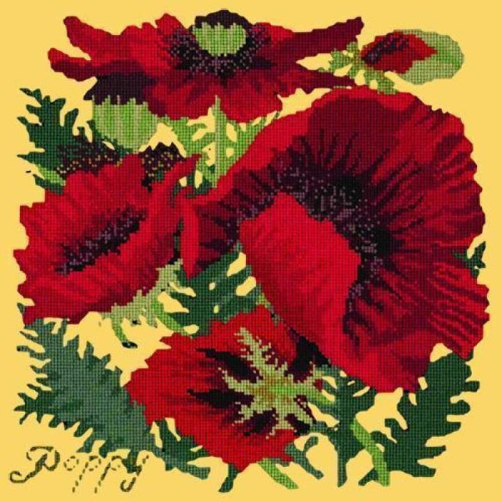 Red Poppy - NEEDLEWORK KITS