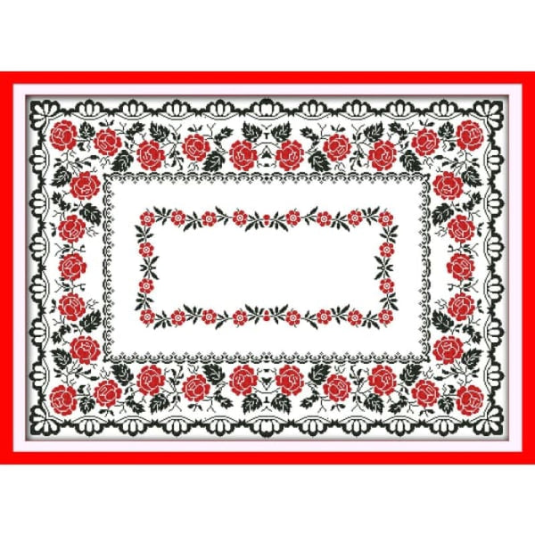Rose tablecloth