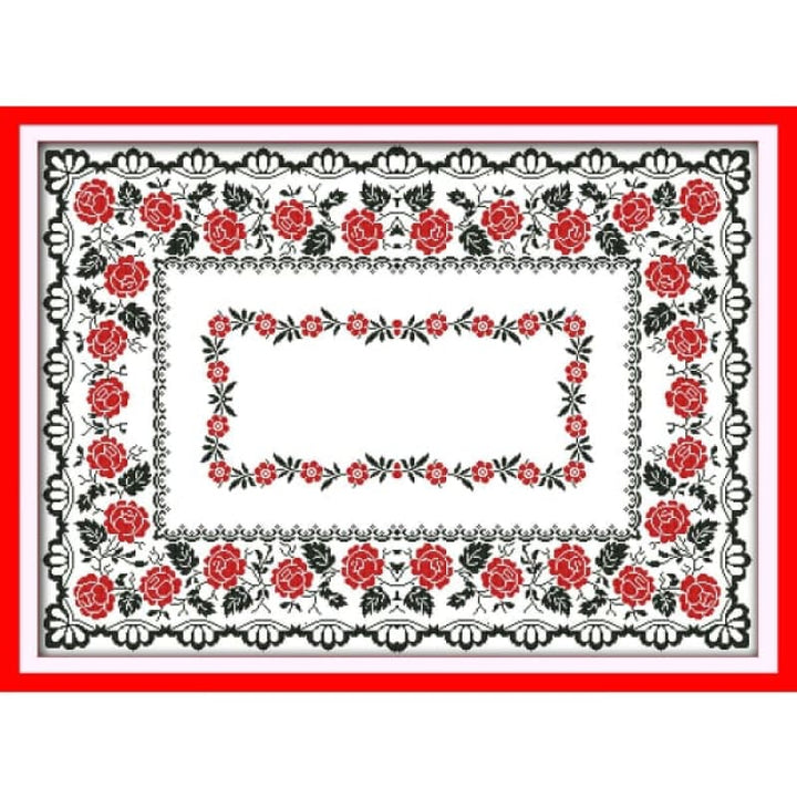 Rose tablecloth