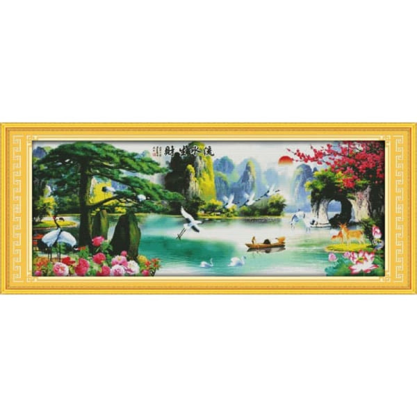 Running water brings wealth(4)(wealth)