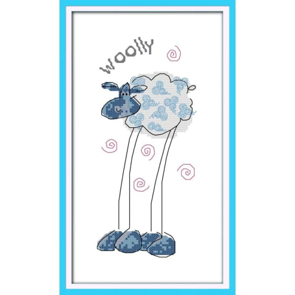 Sheep with long legs