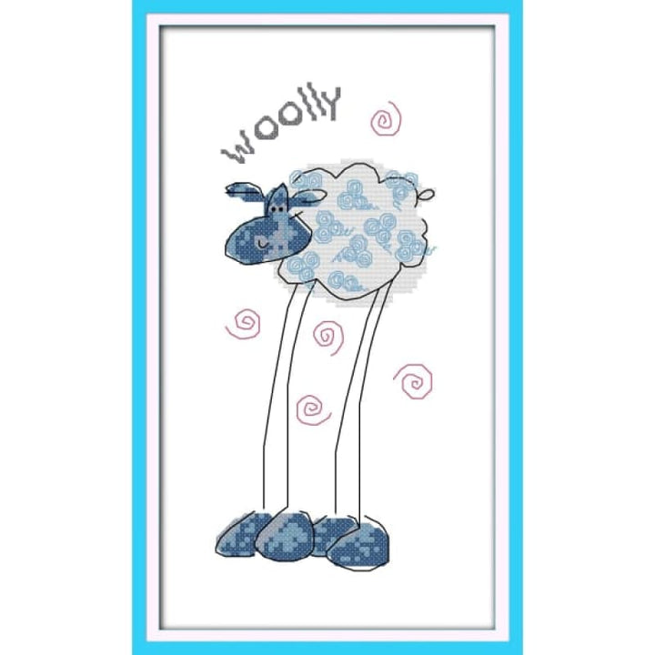 Sheep with long legs