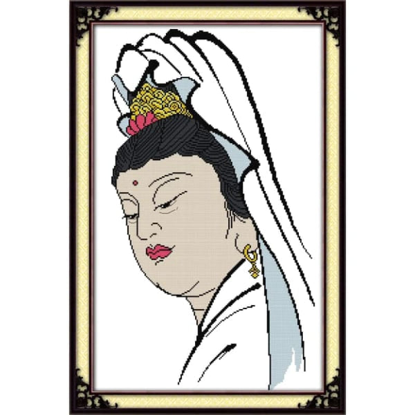 Side view of Quan Yin