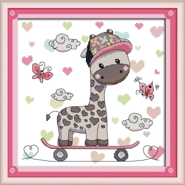 Skateboard Giraffe