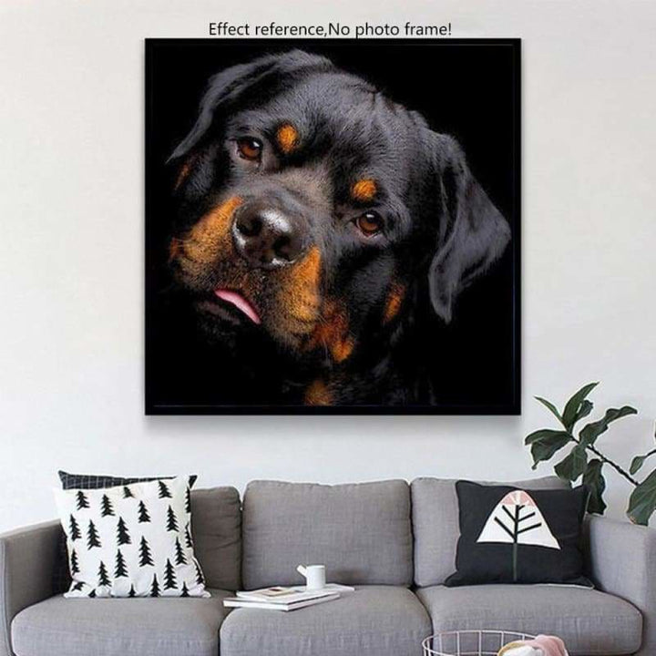 Special Dog Rottweiler Pictures Full Drill - 5D Diy Diamond 