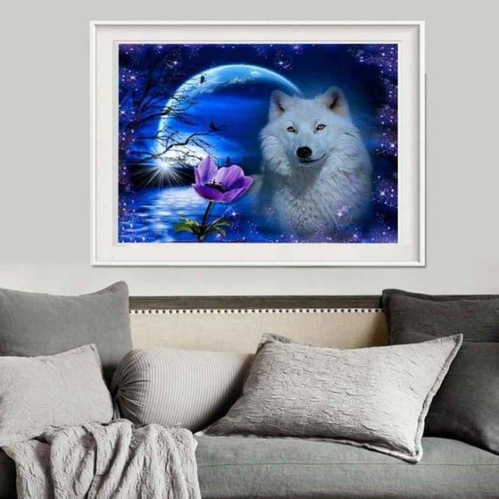 Special Dream Colorful Wolf Portrait Full Drill - 5D Diy 