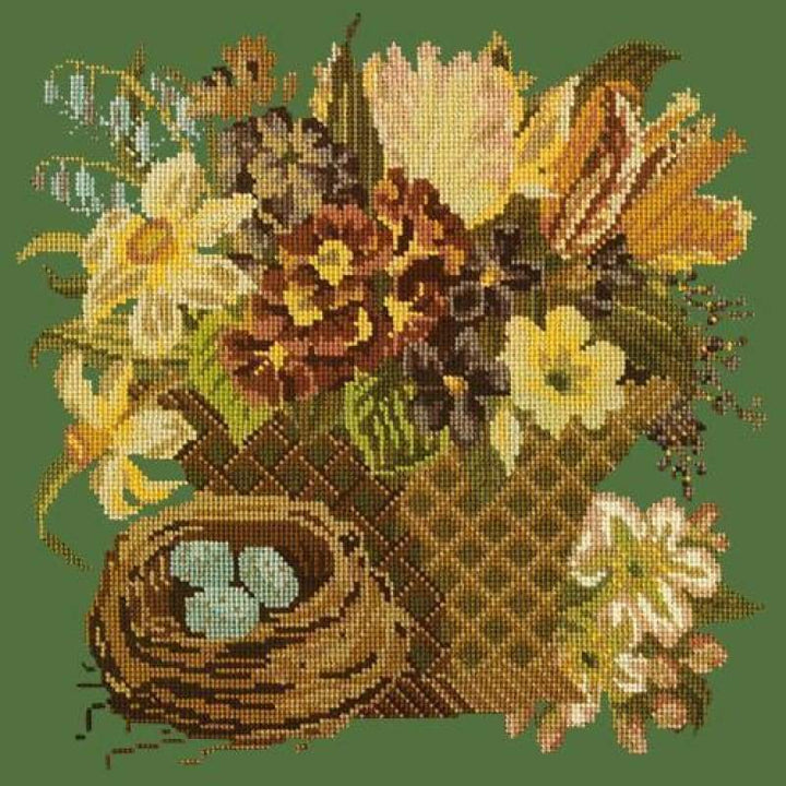 Spring Basket - NEEDLEWORK KITS