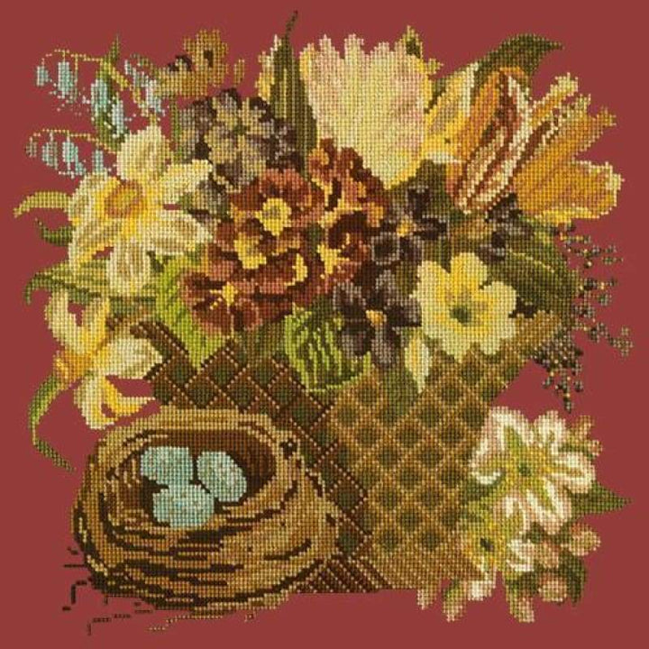 Spring Basket - NEEDLEWORK KITS