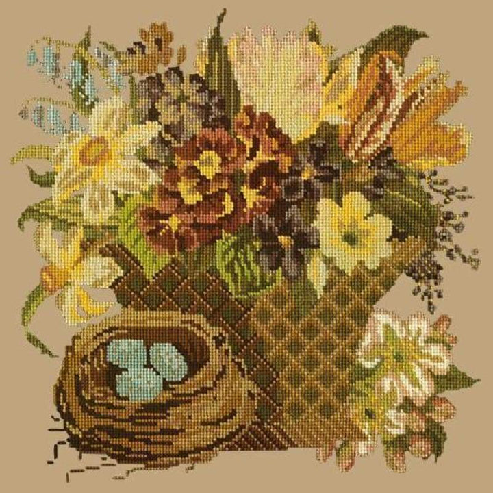 Spring Basket - NEEDLEWORK KITS