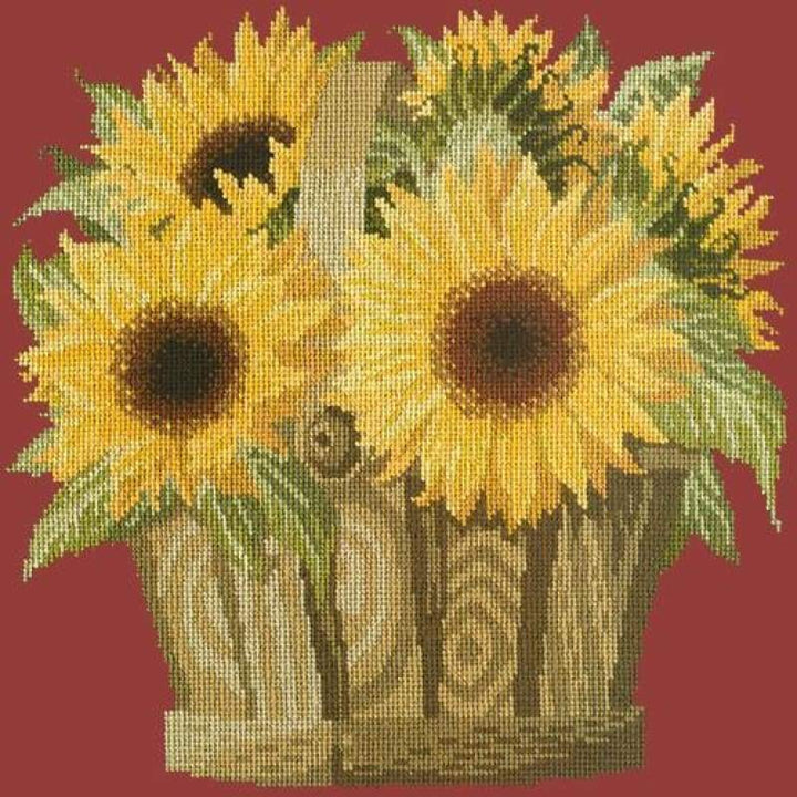 Sunflower Basket - NEEDLEWORK KITS