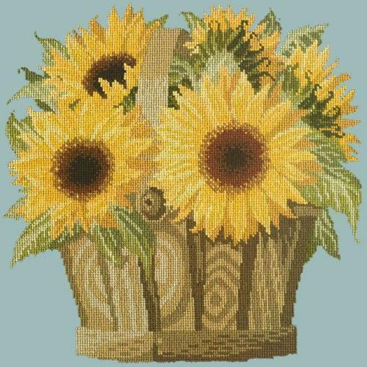 Sunflower Basket - NEEDLEWORK KITS