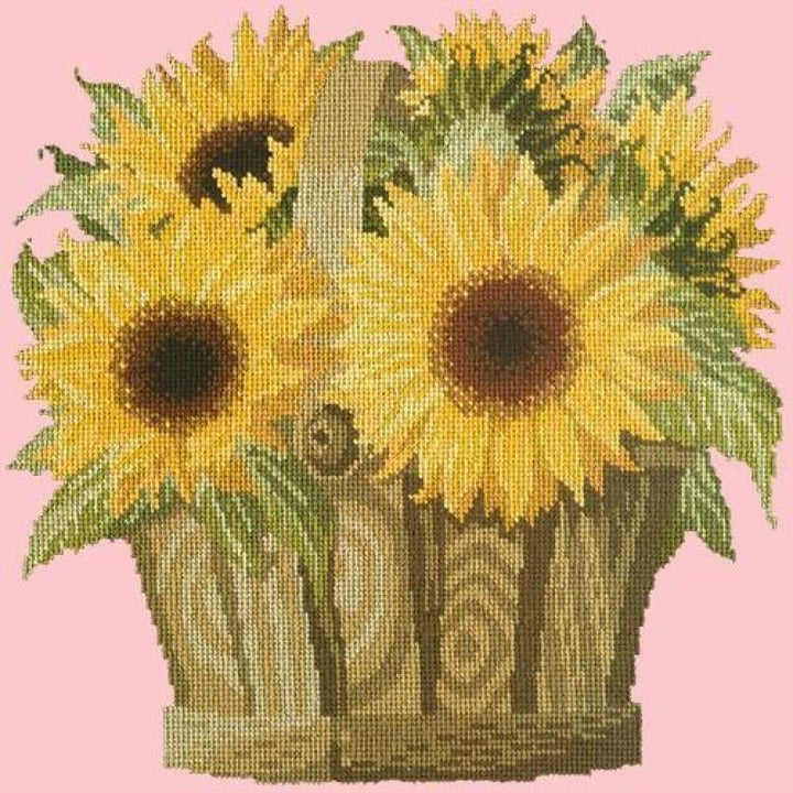 Sunflower Basket - NEEDLEWORK KITS