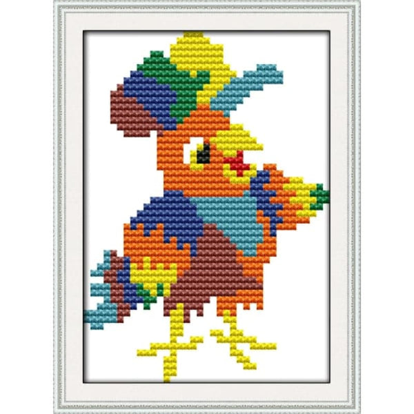 The colorful cock