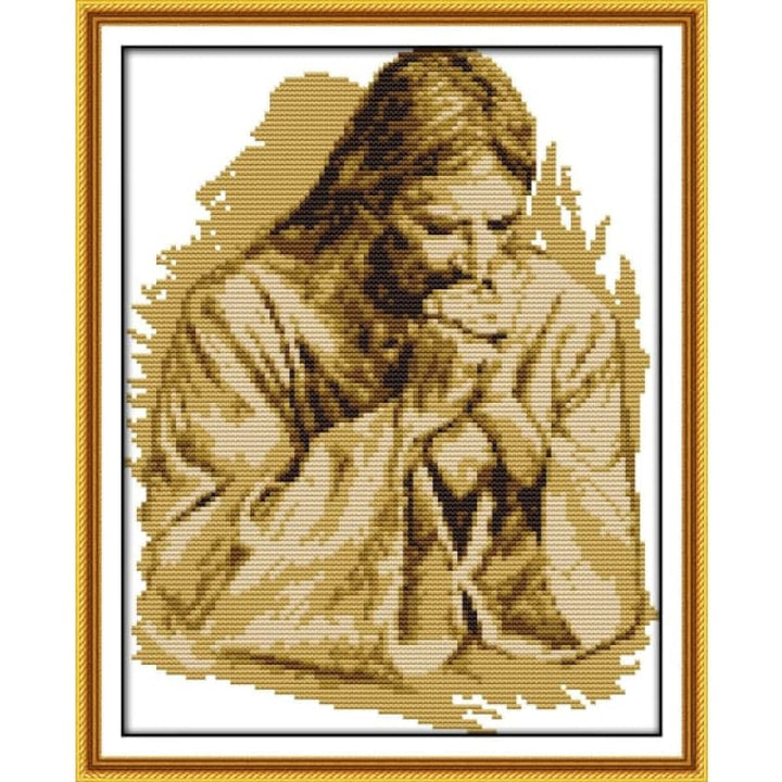 The praying Jesus