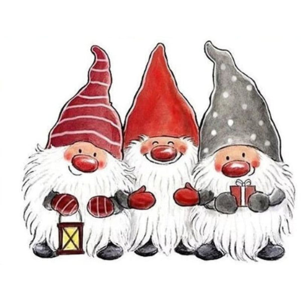 Three Santa's - NEEDLEWORK KITS