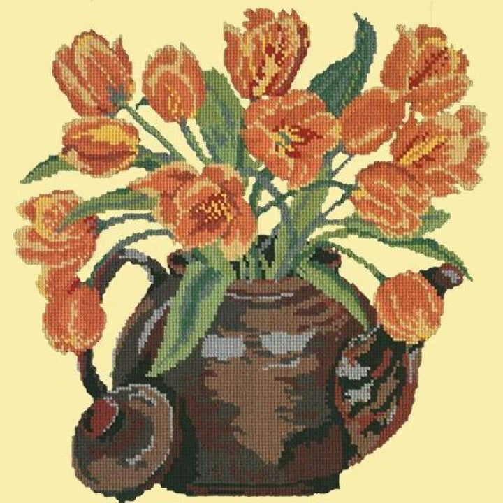 Tulip Teapot - NEEDLEWORK KITS