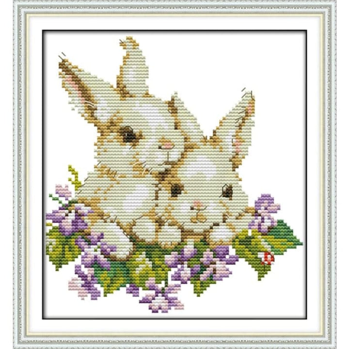 Two rabbits