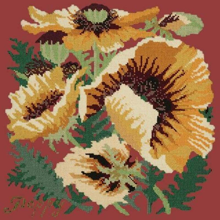 Yellow Poppy - NEEDLEWORK KITS